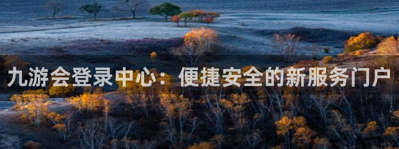 极悦娱乐加拿大在线预测：九游会登录中心：便捷安全的新服务门户
