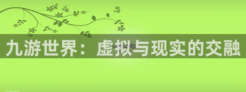 极悦娱乐游戏官网入口：九游世界：虚拟与现实的交融