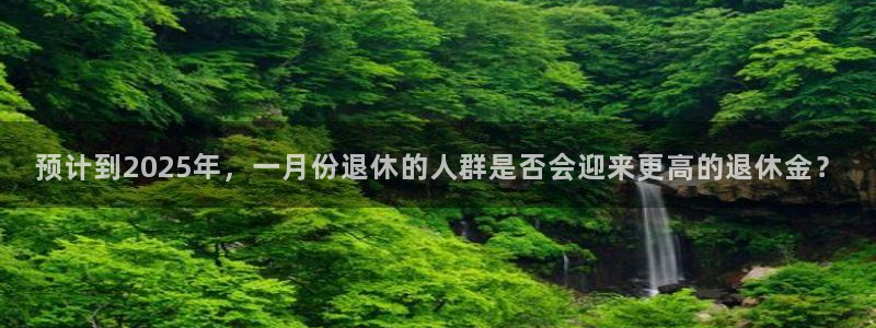 极悦娱乐平台官方网站：预计到2025年，一月份退休的人群是否会迎来更高的退休金？
