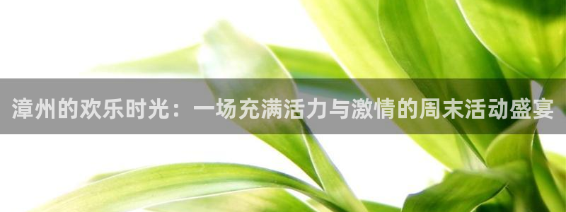 极悦娱乐quan28.cc：漳州的欢乐时光：一场充满活力与激情的周末活动盛宴